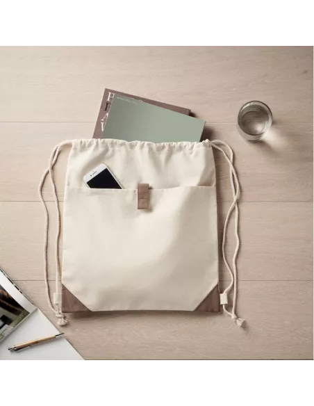 Bolsa cuerdas algodón reciclado PANDA BAG