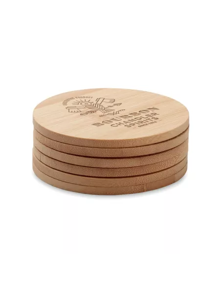 Juego de 6 posavasos de bambú BAYIN SET