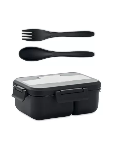 Lunch box with cutlery in PP MAKAN