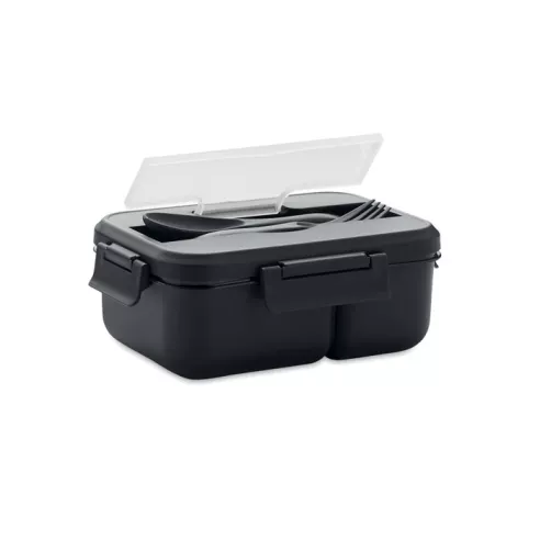 Lunch box with cutlery in PP MAKAN