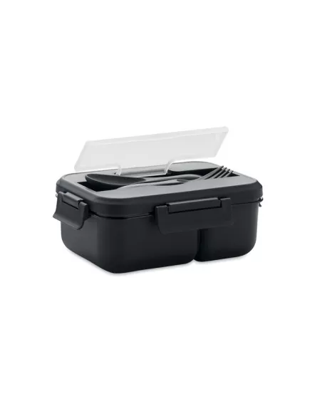 Lunch box with cutlery in PP MAKAN