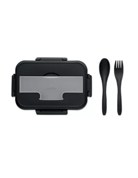 Lunch box with cutlery in PP MAKAN