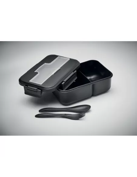Lunch box with cutlery in PP MAKAN
