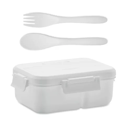 Lunch box with cutlery in PP MAKAN