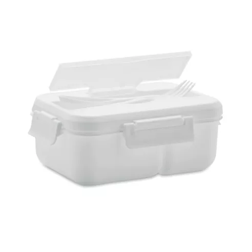 Lunch box with cutlery in PP MAKAN