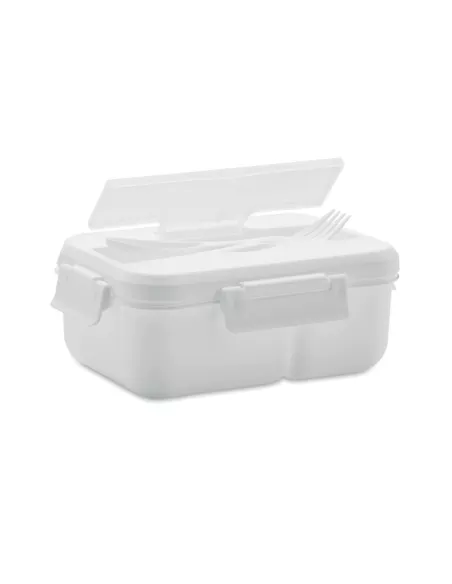 Lunch box with cutlery in PP MAKAN