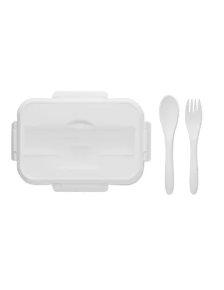 Lunch box with cutlery in PP MAKAN