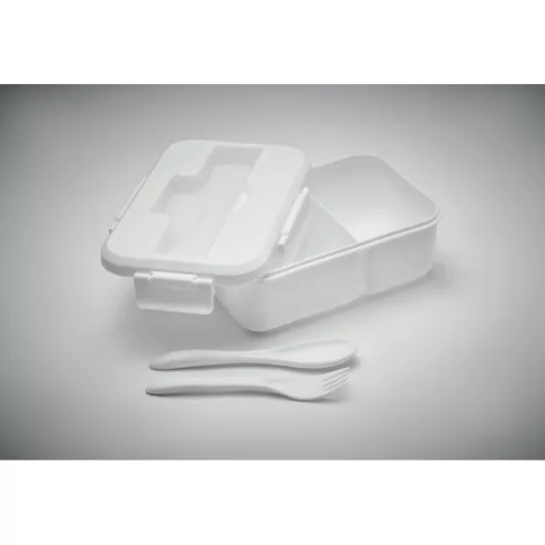 Lunch box with cutlery in PP MAKAN