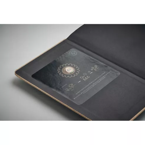 Libreta A5 hojas papel recicl. GROW