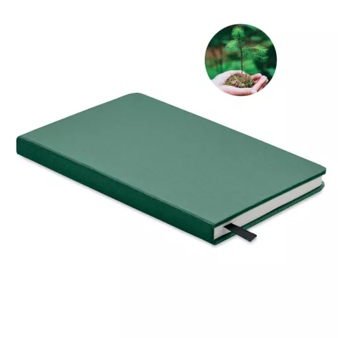 Libreta A5 hojas papel recicl. GROW