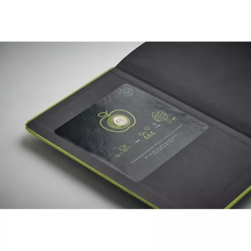 Libreta A5 hojas papel recicl. GROW