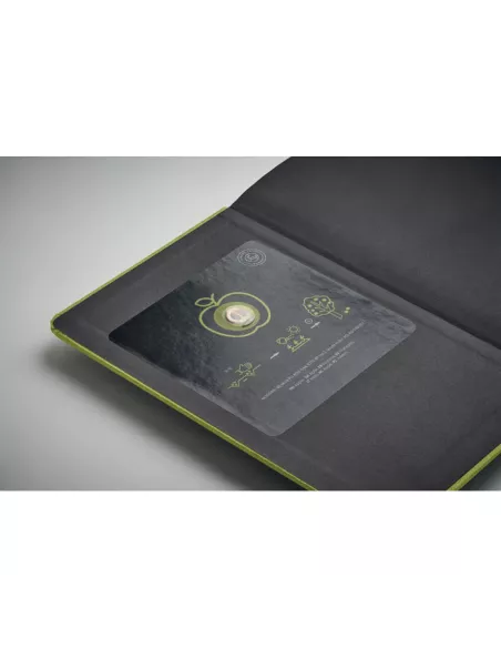 Libreta A5 hojas papel recicl. GROW