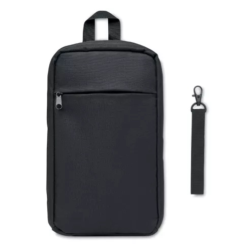 Cross chest bag in 600D Rpet CEBAG