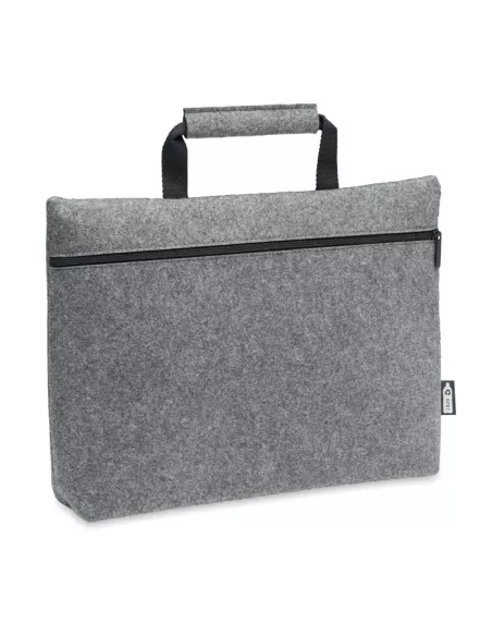 RPET felt zippered laptop bag TAPLA
