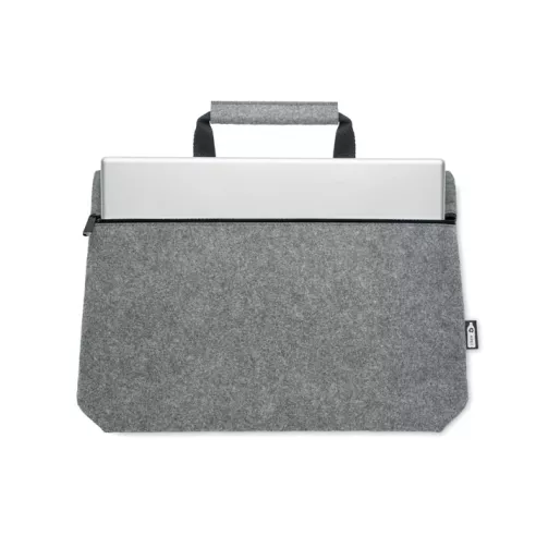 RPET felt zippered laptop bag TAPLA