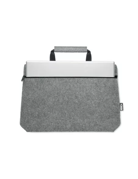RPET felt zippered laptop bag TAPLA