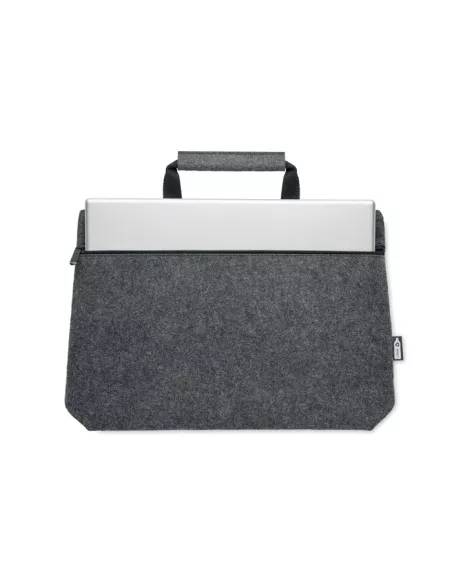 RPET felt zippered laptop bag TAPLA