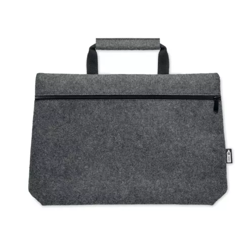 RPET felt zippered laptop bag TAPLA