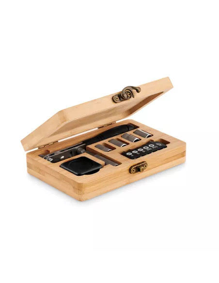 13 piece tool set, bamboo case FUROBAM
