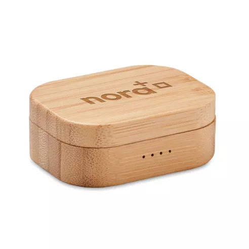 Auriculares TWS estuche bambú JAZZ BAMBOO