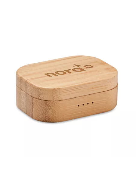 Auriculares TWS estuche bambú JAZZ BAMBOO