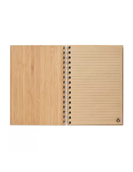 A5 ring bound Bamboo notebook BRAM