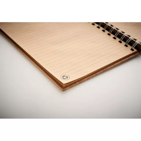 A5 ring bound Bamboo notebook BRAM