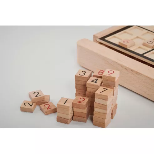 Juego de mesa sudoku de madera SUDOKU