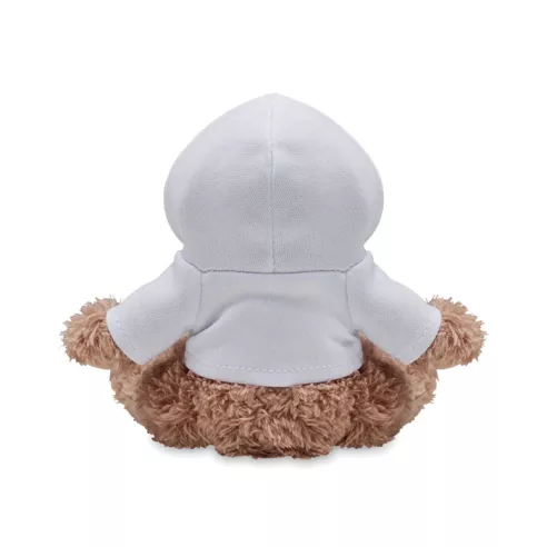 Dog plush wearing a hoodie DOGGY
