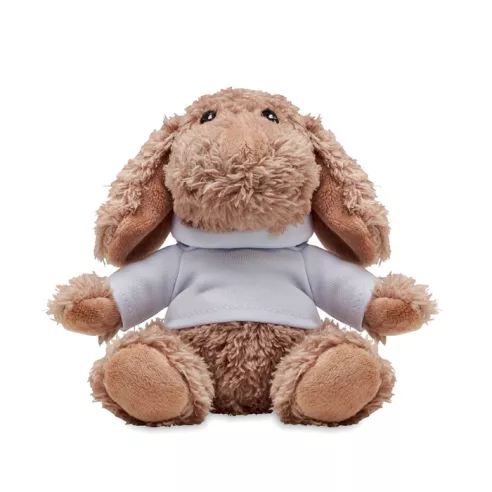 Dog plush wearing a hoodie DOGGY