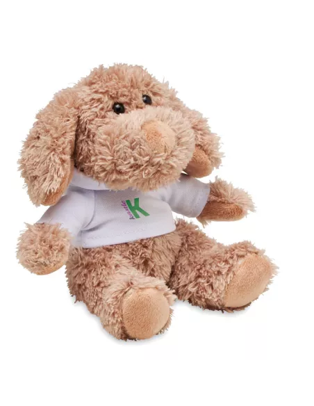 Dog plush wearing a hoodie DOGGY