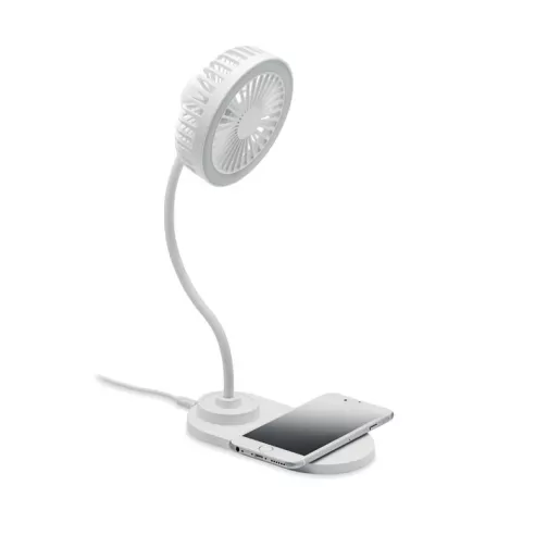 Desktop charger fan with light VIENTO