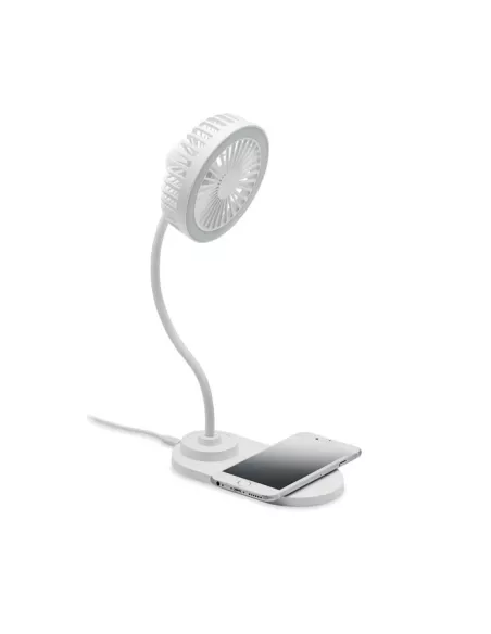 Desktop charger fan with light VIENTO