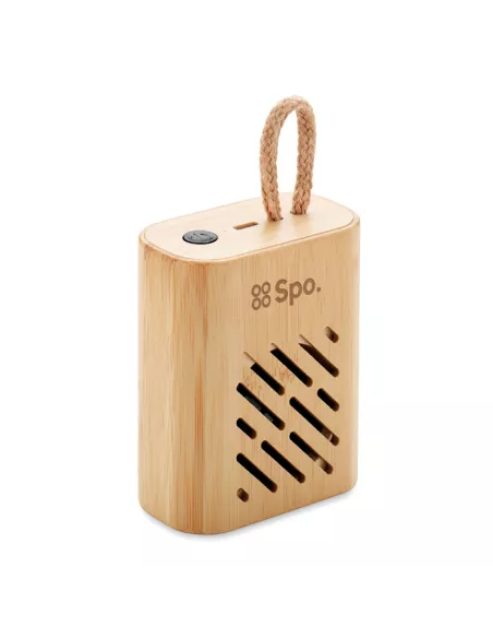 Altavoz inalámbrico bambú 3W REY