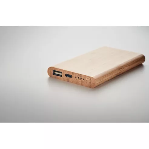 4000 mAh Bamboo power bank ARENAPOWER C