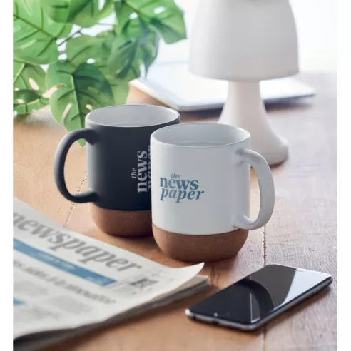 Taza cerámica corcho 300 ml MATT