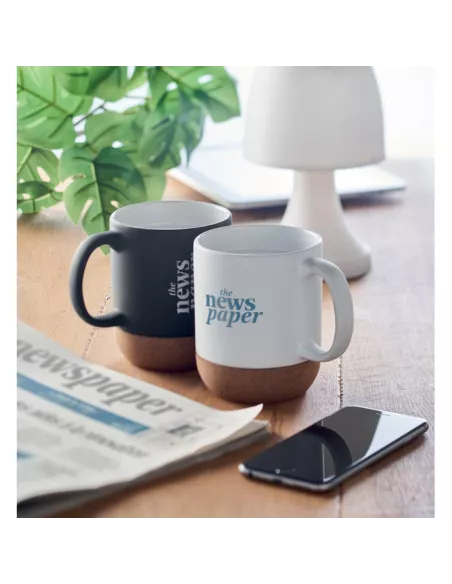 Taza cerámica corcho 300 ml MATT