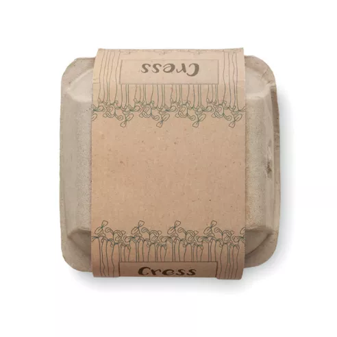 Egg carton growing kit CRESS