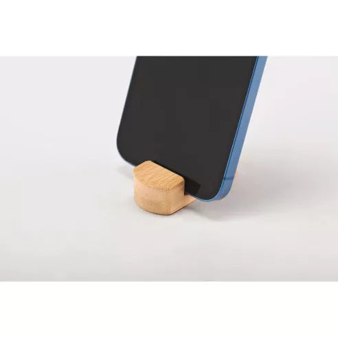 Mini bamboo phone stand POY