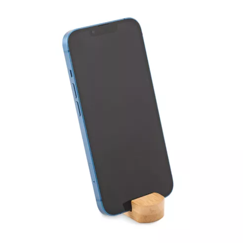 Mini bamboo phone stand POY