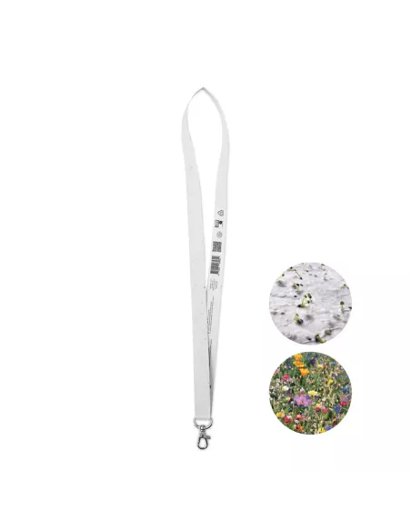 Seed paper lanyard w/hook LANSEE