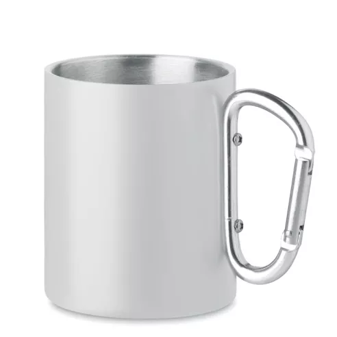 Taza de metal y mosquetón AROM