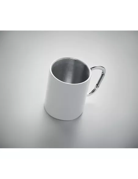 Taza de metal y mosquetón AROM