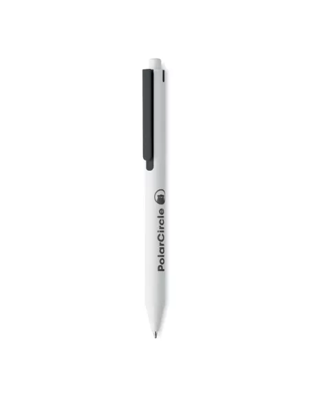 Recycled ABS push button pen SIDE