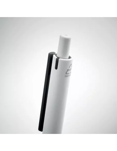 Recycled ABS push button pen SIDE