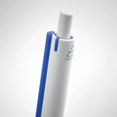 Recycled ABS push button pen SIDE