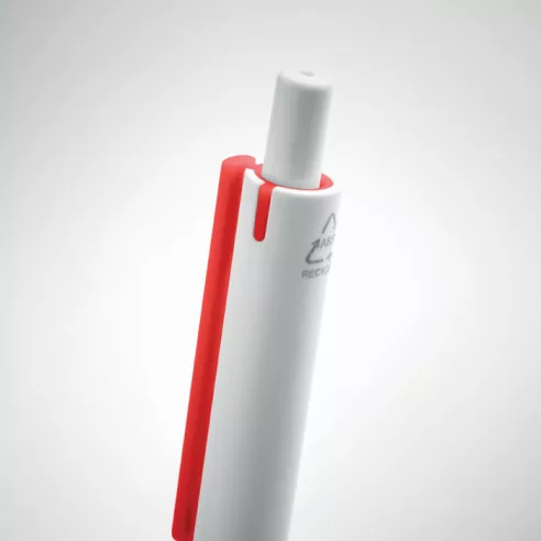 Recycled ABS push button pen SIDE