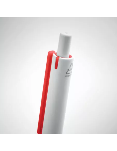 Recycled ABS push button pen SIDE
