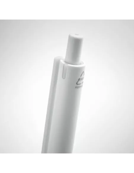Recycled ABS push button pen SIDE