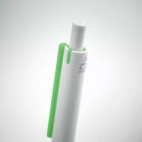 Recycled ABS push button pen SIDE